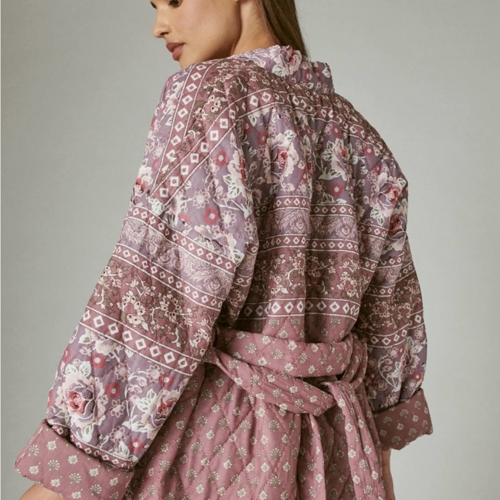 Lucky Brand Quilted Boho Kimono